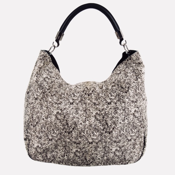 Saint Laurent Handbags - YVES SAINT LAURENT ROADY PONYHAIR HOBO BAG.